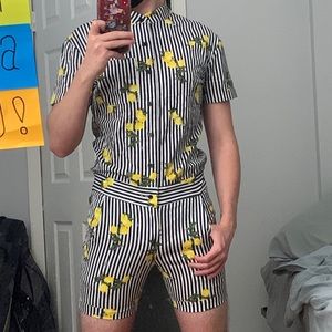 Men’s Lemon Romper
